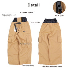 Read the image into the gallery view, CARGO PANTS STRIPE BLACK