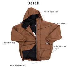 Read the image into the gallery view, CARGO JACKET STRIPE D.GREEN