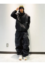 Lisez l'image dans la vue de la galerie, PAINTER PANEL PANTS BLACK