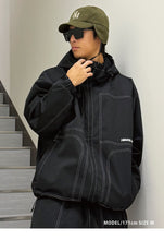 갤러리보기에 이미지를 읽고 PAINTER JACKET BLACK