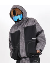 갤러리보기에 이미지를 읽고 PAINTER JACKET STONE WASH BLACK