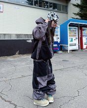 Read the image into the gallery view, PAINTER PANEL PANTS STONEWASH BLACK