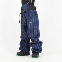 Read the image into the gallery view, CARGO PANTS STRIPE D.NAVY
