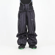 Read the image into the gallery view, CARGO PANTS STRIPE BLACK