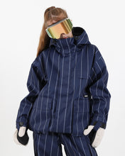 Read the image into the gallery view, CARGO JACKET STRIPE D.NAVY