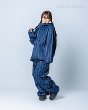 Read the image into the gallery view, CARGO JACKET STRIPE D.NAVY