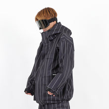 Read the image into the gallery view, CARGO JACKET STRIPE BLACK