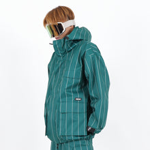 Read the image into the gallery view, CARGO JACKET STRIPE D.GREEN