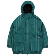 Read the image into the gallery view, CARGO JACKET STRIPE D.GREEN