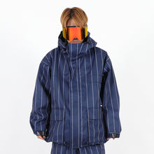 Read the image into the gallery view, CARGO JACKET STRIPE D.NAVY
