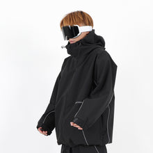 Read the image into the gallery view, WAVE JACKET BLACK