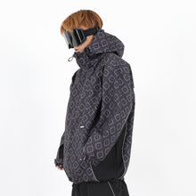 Read the image into the gallery view, WAVE JACKET PAISLEY BLACK BLACK
