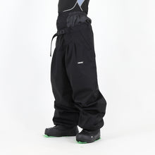 Read the image into the gallery view, DOUBLE TUCK PANTS BLACK