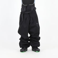 Read the image into the gallery view, DOUBLE TUCK PANTS BLACK