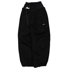 Read the image into the gallery view, DOUBLE TUCK PANTS BLACK
