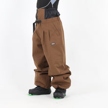 Read the image into the gallery view, DOUBLE TUCK PANTS D.BROWN