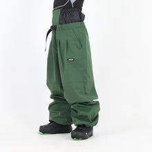Read the image into the gallery view, DOUBLE TUCK PANTS D.GREEN