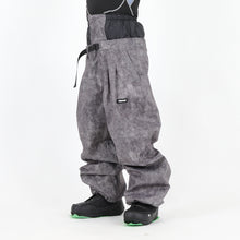 Read the image into the gallery view, DOUBLE TUCK PANTS STONE WASH BLACK