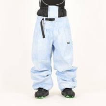Read the image into the gallery view, DOUBLE TUCK PANTS STONE WASH L.BLUE