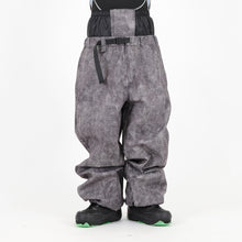 Read the image into the gallery view, BARREL PANTS STONE WASH BLACK