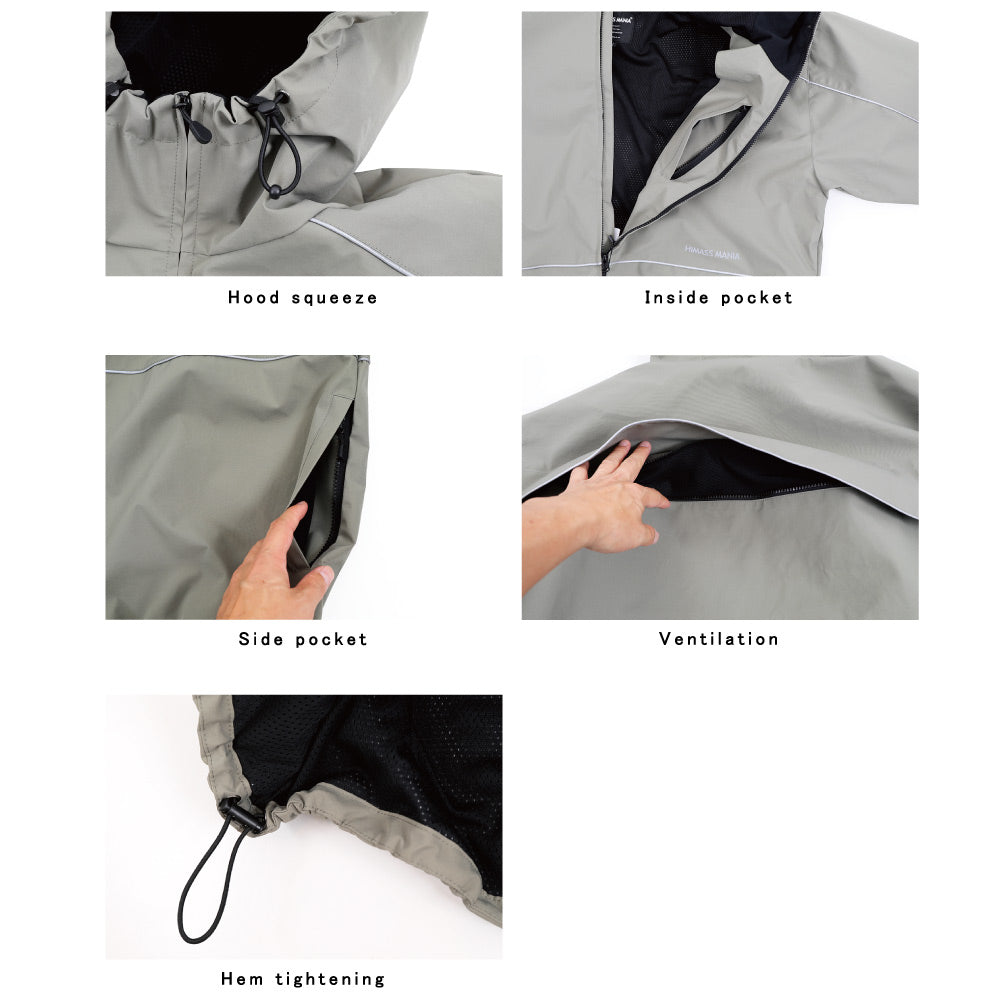 REFLECTOR JACKET CREAM BEIGE – HIMASS MANIA