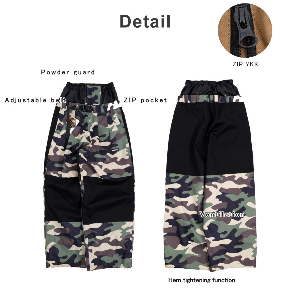 Himassmania Double Tuck Pants/ダブルタックパンツ Double Tuck Pants/ダブルタックパンツ snj-490 | - SNOW WEAR BOTTOM