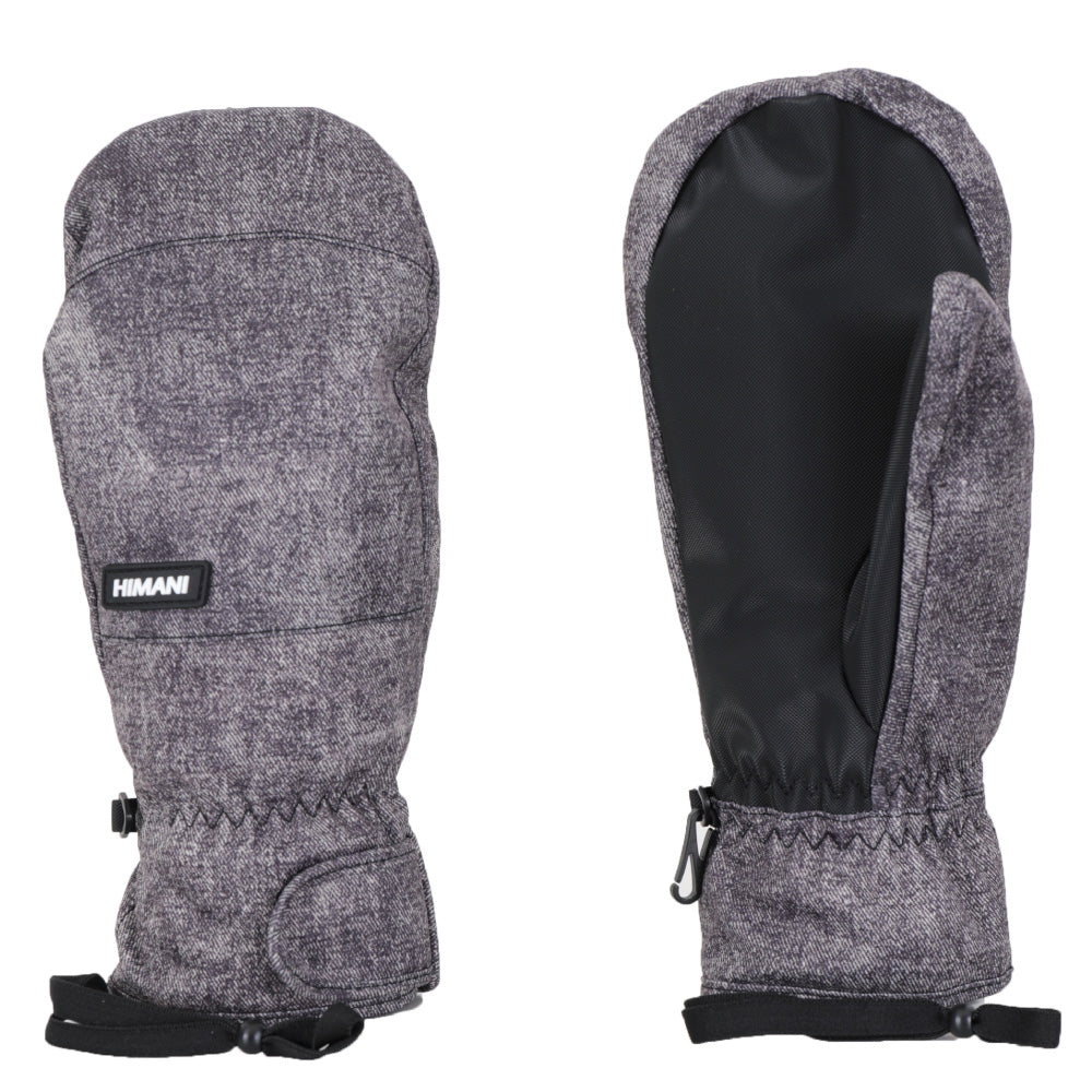 MITTEN GLOVES STONE WASH BLACK 510