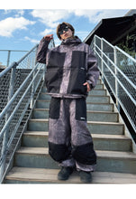 Read the image into the gallery view, PAINTER PANEL PANTS STONEWASH BLACK
