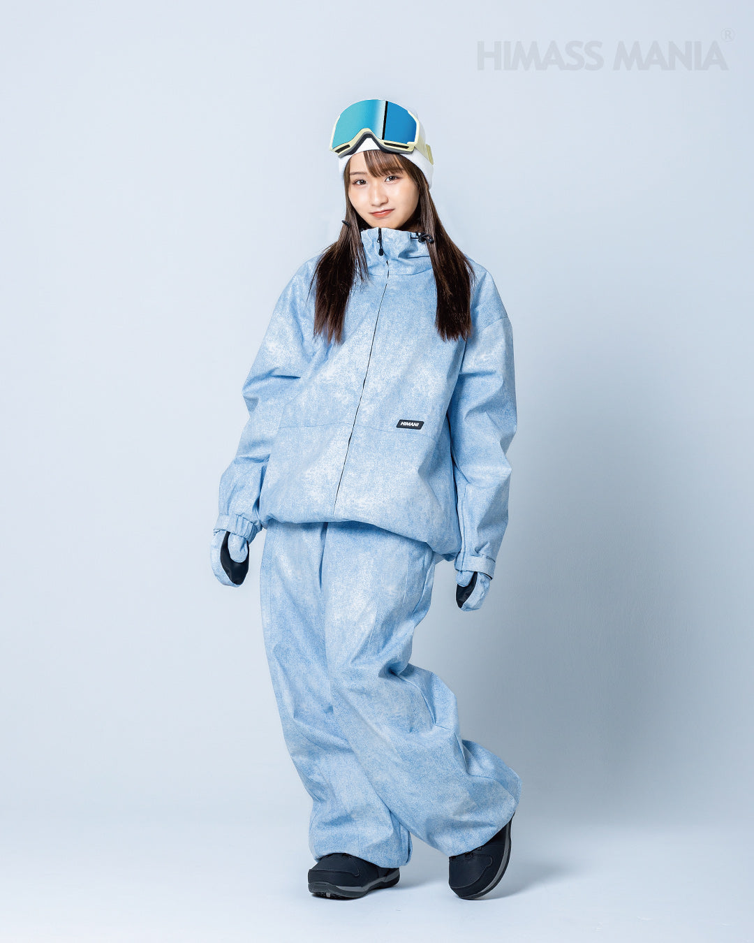 ZIP JACKET STONE WASH BLUE – HIMASS MANIA