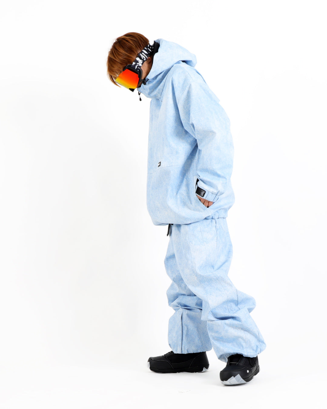 himass mania スノーボードウェア Lサイズ ライトブルー ZIP JACKET STONE WASH L.BLUE – HIMASS MANIA