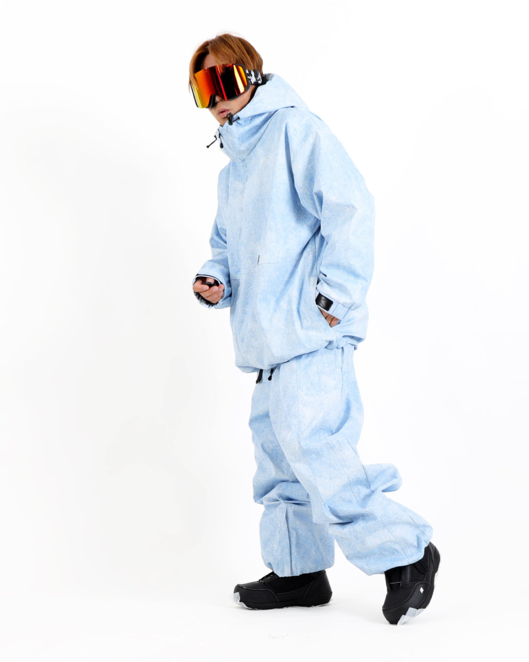 ZIP JACKET STONE WASH L.BLUE – HIMASS MANIA