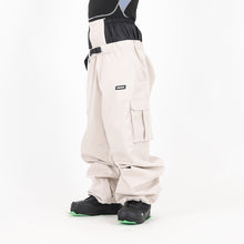 Read the image into the gallery view, CARGO PANTS ECRU BEIGE
