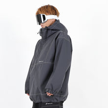 Read the image into the gallery view, STITCH JACKET CHARCOAL
