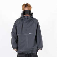 Read the image into the gallery view, STITCH JACKET CHARCOAL
