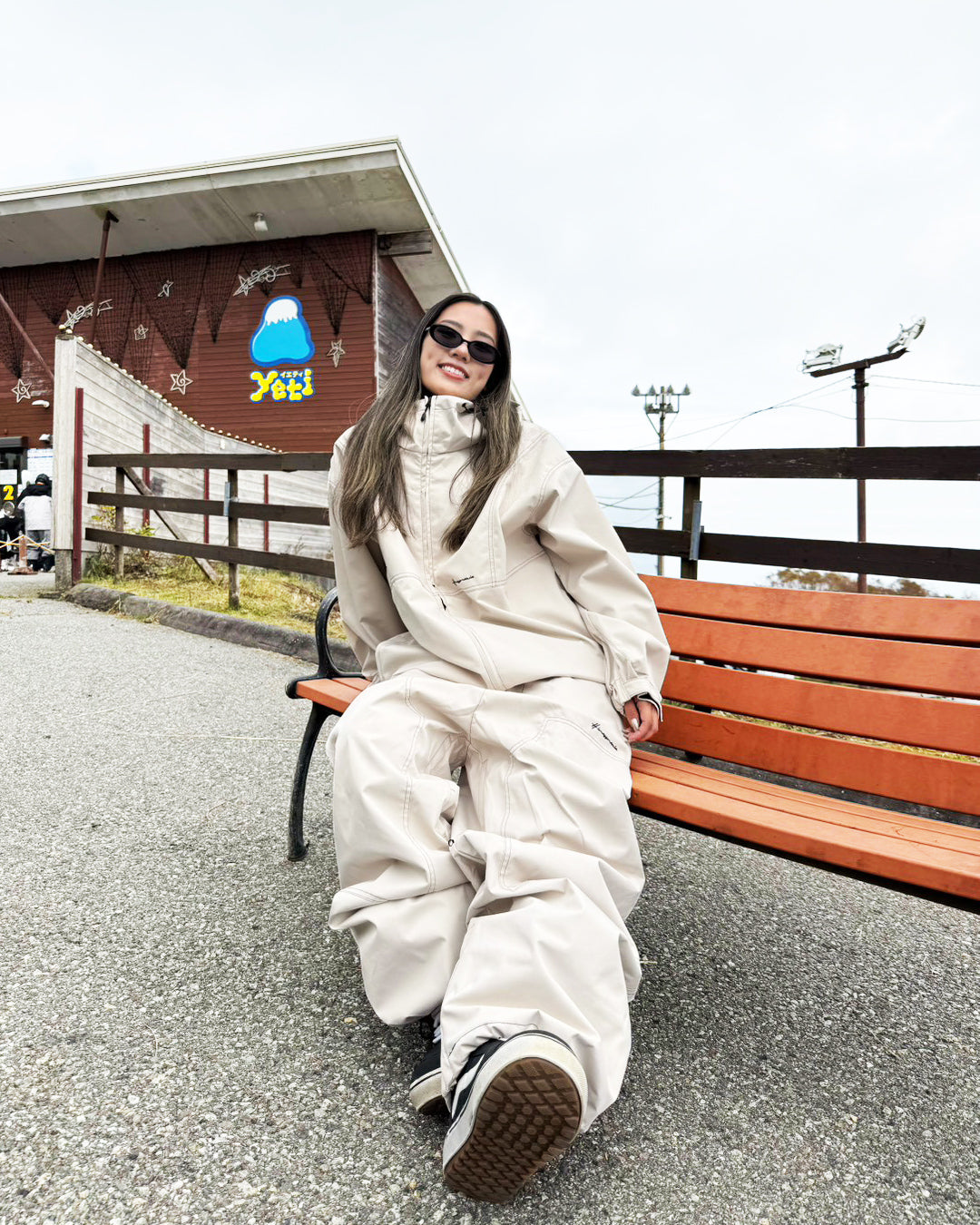 STITCH JACKET ECRU BEIGE – HIMASS MANIA