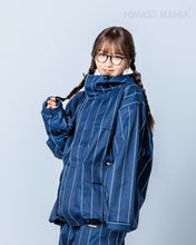 Read the image into the gallery view, CARGO JACKET STRIPE D.NAVY
