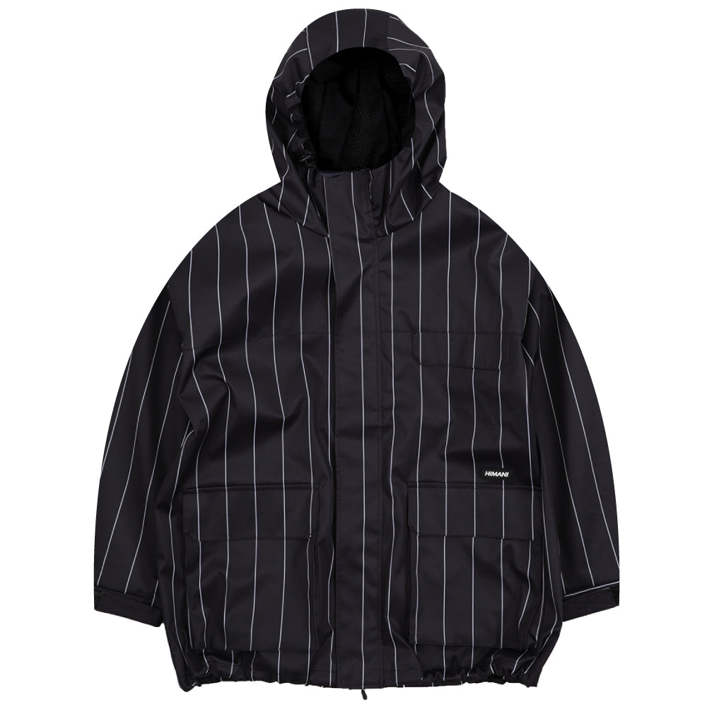 CARGO JACKET STRIPE BLACK