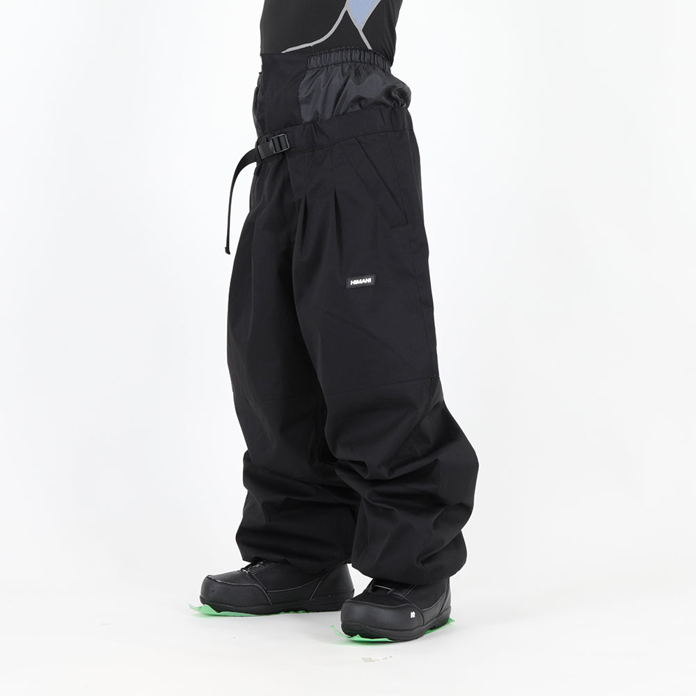 DOUBLE TUCK PANTS BLACK