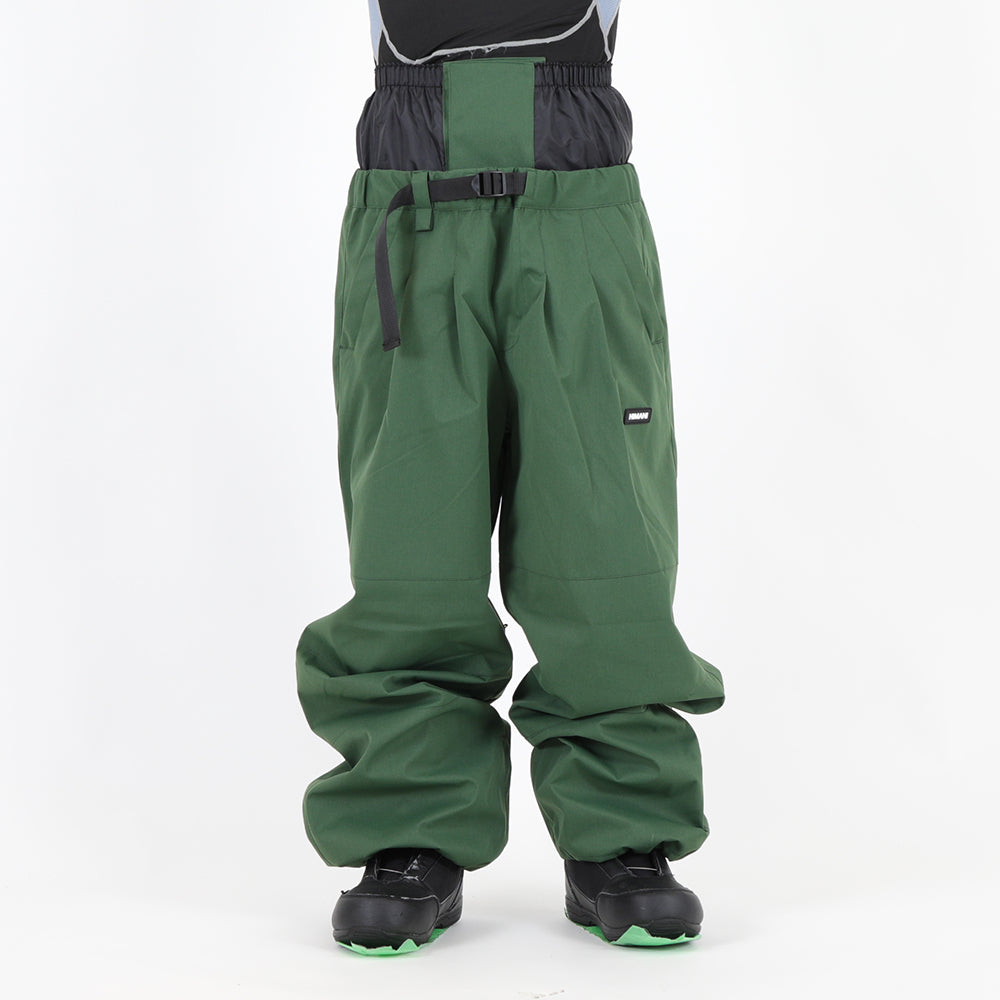 DOUBLE TUCK PANTS D.GREEN – HIMASS MANIA