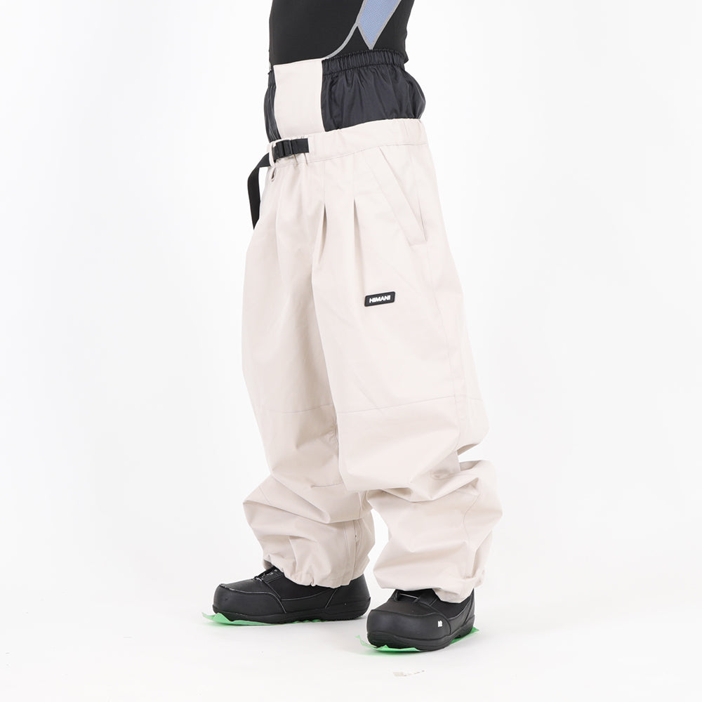 DOUBLE TUCK PANTS ECRU BEIGE